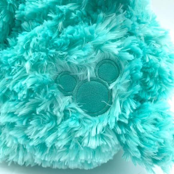Disneyland Disney Hidden Mickey Pre-Duffy Aqua Mint Plush Teddy Bear New Rare - Picture 3 of 9